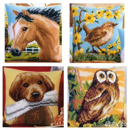 Набор для вышивания vervaco подушка