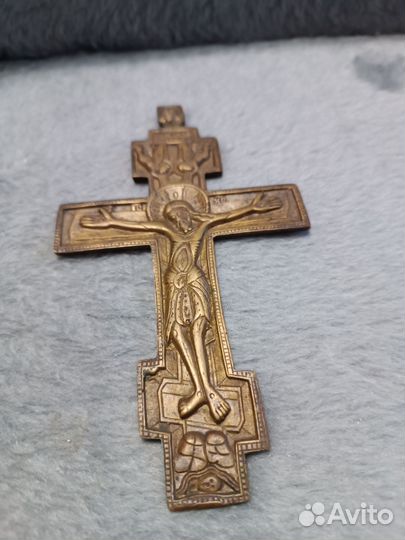 Старинный латунный Крест