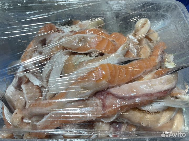 Брюшки семги слабо.сол