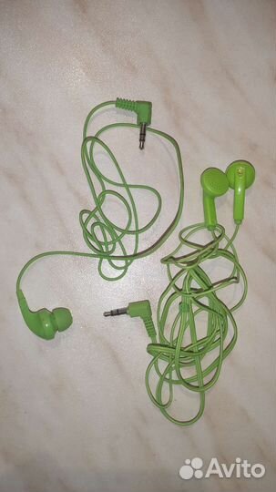 Наушники зелёные