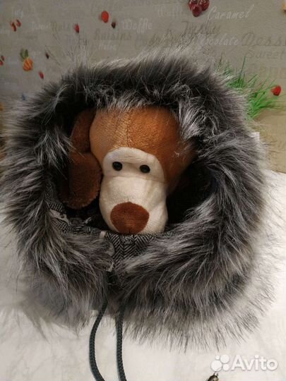 Шапка капор женская