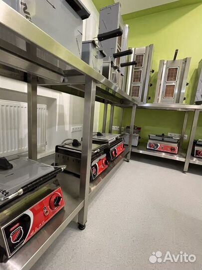 Прижимной гриль для шаурмы silver