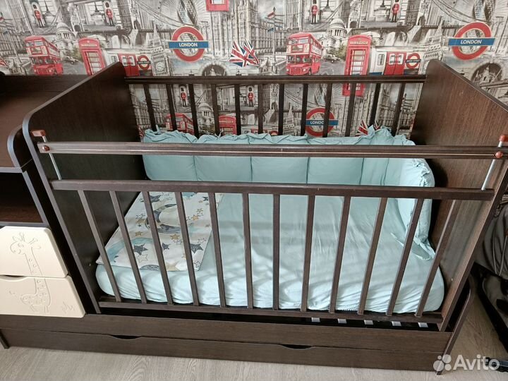 Детская кроватка трансформер