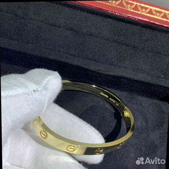 Cartier браслет Love желтое золото