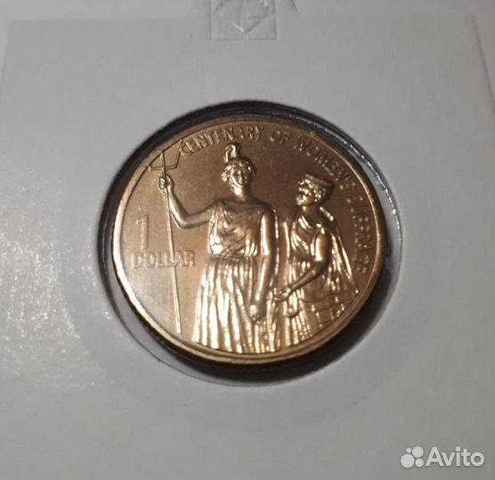 Монеты Австралии. 1 доллар