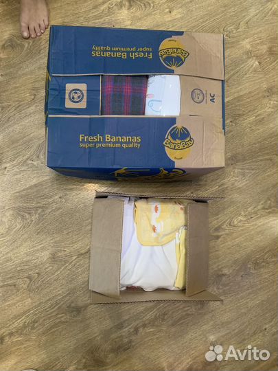 Женские и детские вещи 2 коробки