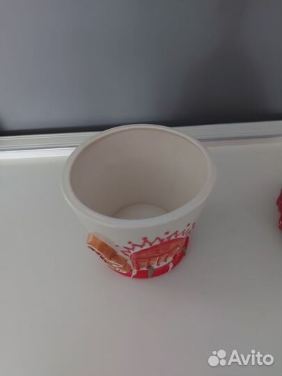 Емкость керамическая для сладостей новая