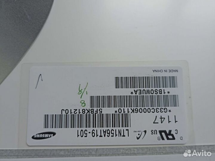 Новая матрица Ltn156at19 40pin 15.6 ультраслим