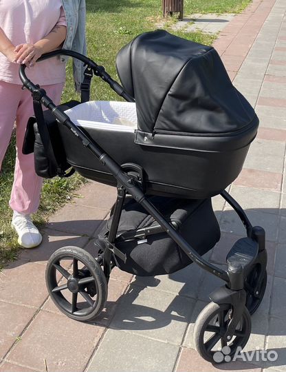 Коляска Indigo Broco Eco 2 в 1 экокожа б/у