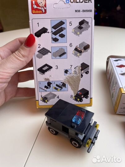 Лего пожарная машина и полицейская, конструктор