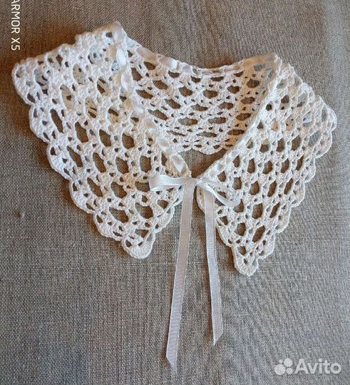 Воротник крючком