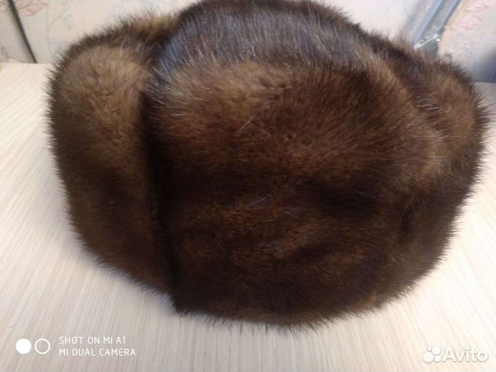 Мужская норковая шапка