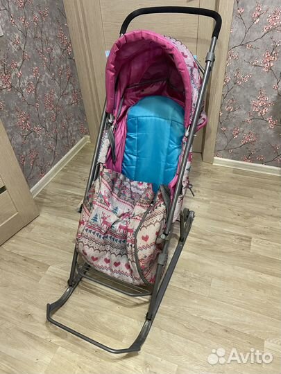 Коляска санки