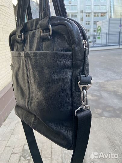 Мужской кожаный портфель Medvedkovo