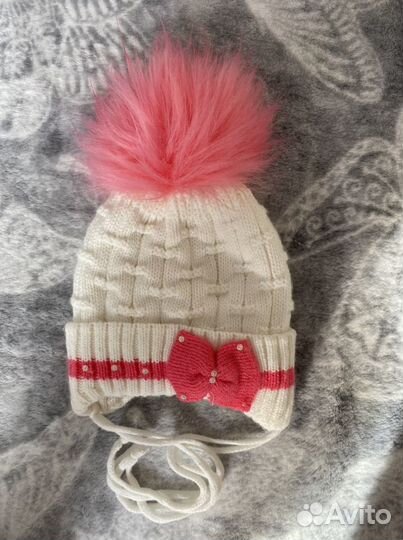Шапка детская для девочки новая