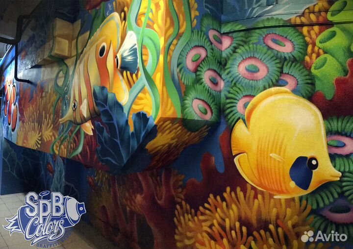 Художественная роспись стен Быстро и качественно