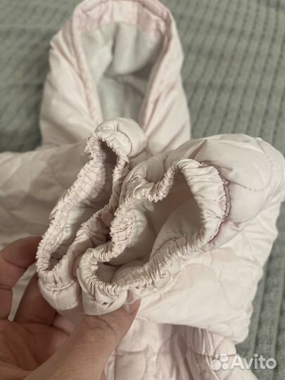 Комбинезон демисезонный и жилетка 74 80