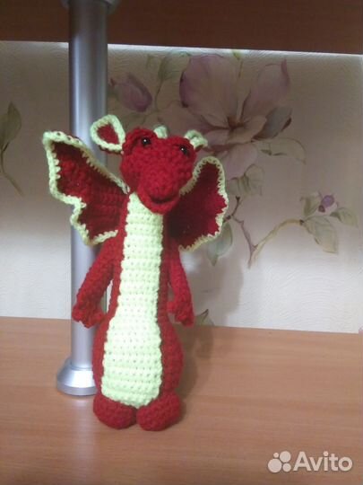 Вязаные игрушки дракон