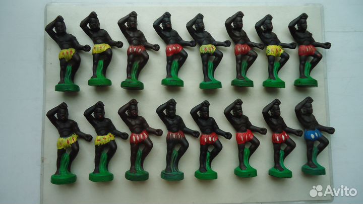 Солдатики. Зулусы. Туземцы. Негры