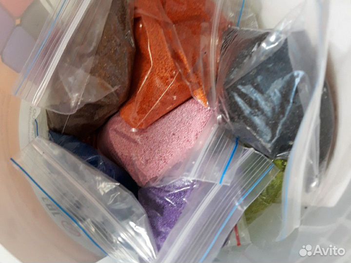 Цветной песок