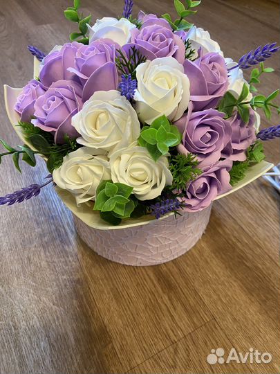 Букет светильник из роз