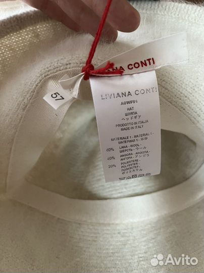 Liviana conti шляпа панама новая