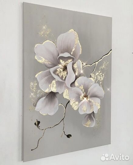 Интерьерные картины с цветами любого размера