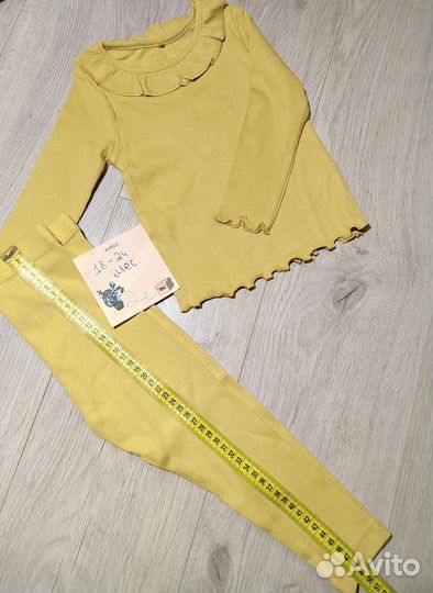 Лонгслив легинсы george 98 см