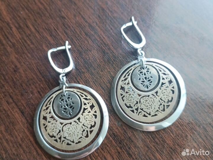 Серебряные серьги