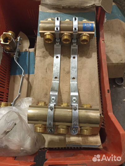 Коллектор тёплый пол, терморегуляторы