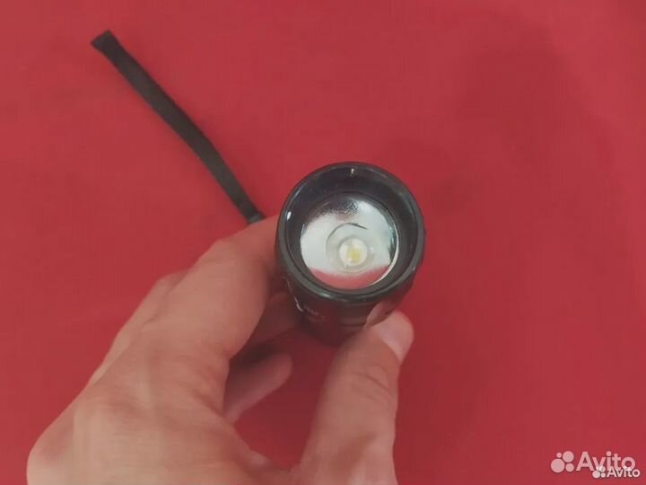 Фонарик ручной BL-312 COB питание 3AAA новый
