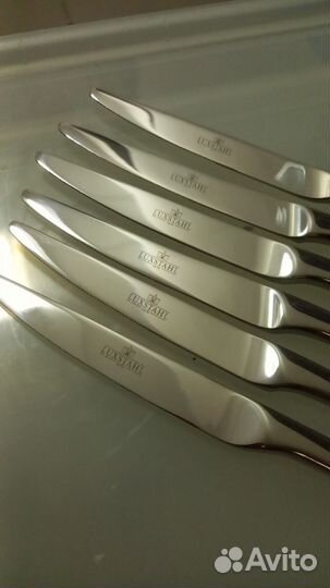 Ложки столовые, Ножи, Салфетницы нержавейка