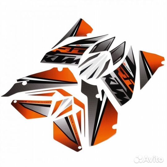 KTM Наклейки Graphic Kit Neon RC390 RC200, RC250/3