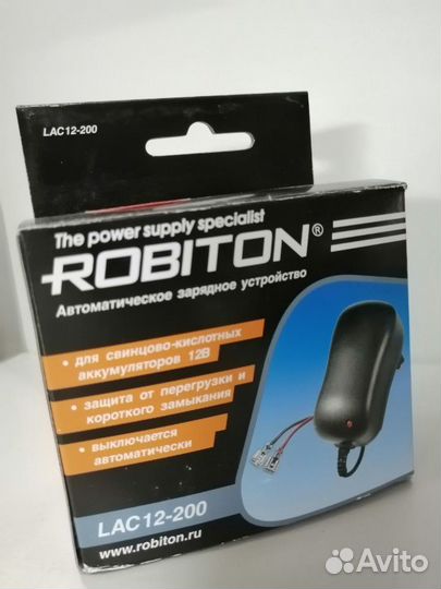 Аккумулятор vrla 12V 1,3Ah Robiton