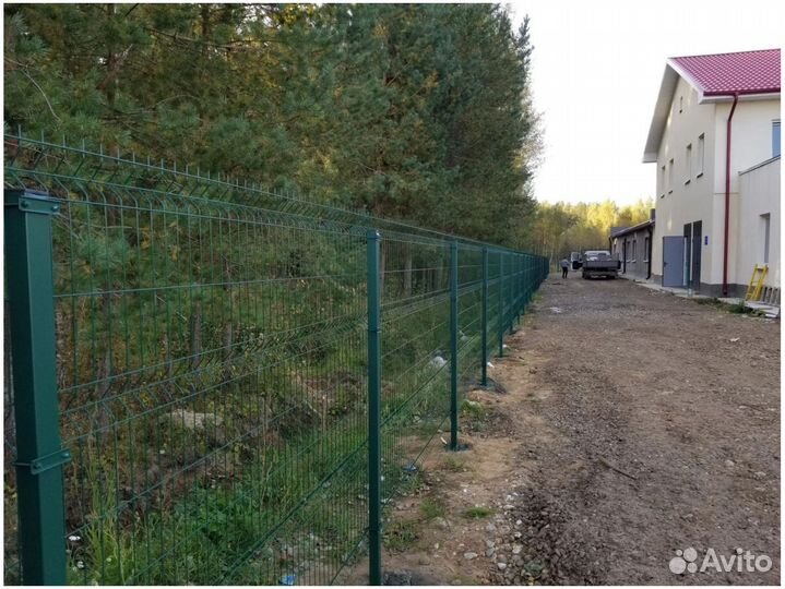 Забор сетка 3D