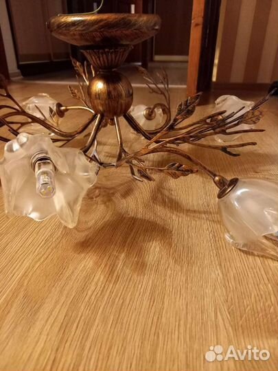 Люстра потолочная бу