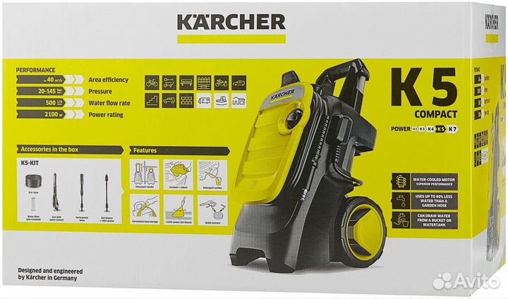 Мойка высокого давления Karcher K 5 Compact новая