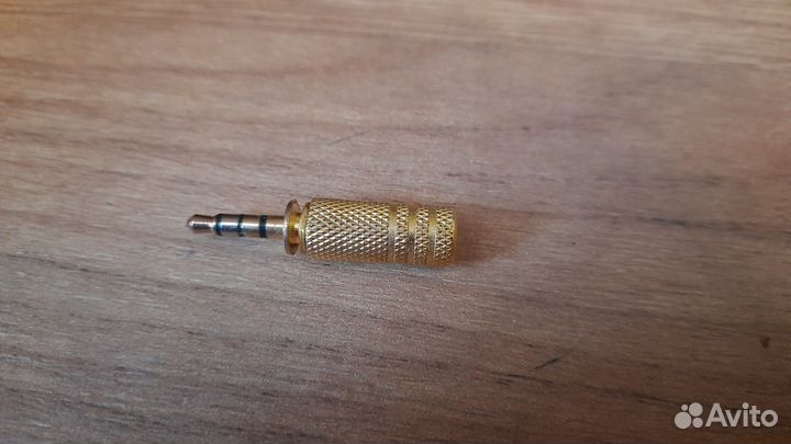 Джек 3.5 мм trrs 4 контактный