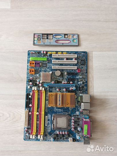 Материнская плата с процессором Intel core 2 duo