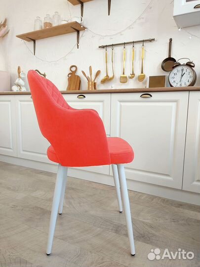 Кухонные мягкие стулья лофт со спинкой