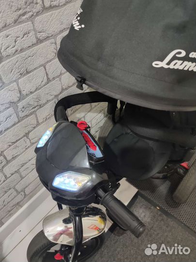 Детский трехколесный велосипед lamborghini