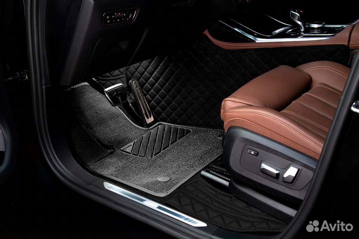 3D Коврики Toyota Land Cruiser Prado 150 Экокожа