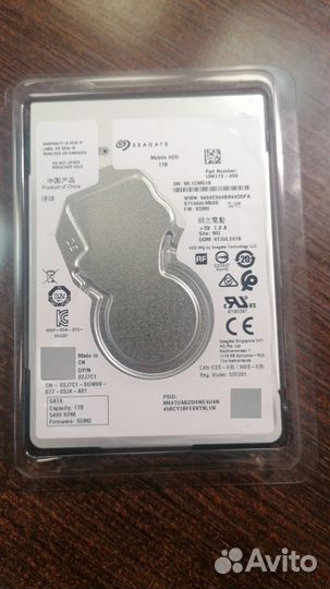 1 тб Жесткий диск Seagate Mobile HDD ST1000LM035