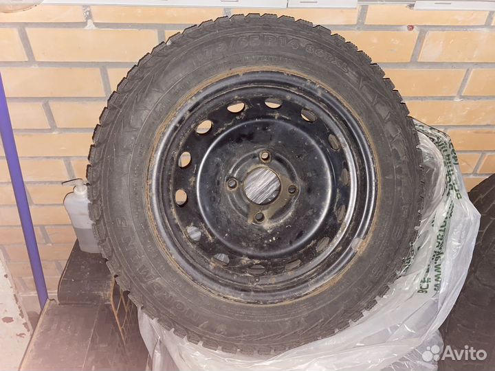 Колеса r14 на Peugeot 206 зимние