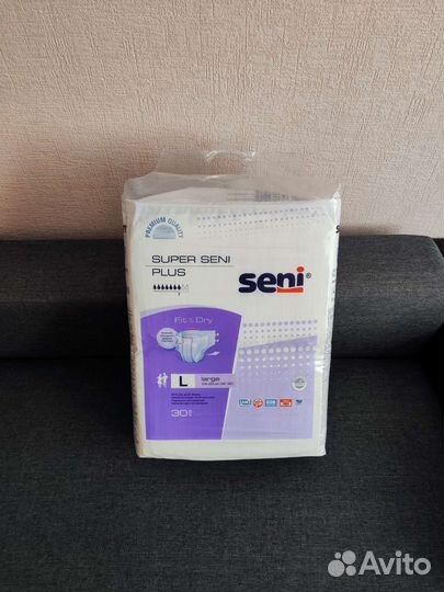 Памперсы для взрослых Super Seni plus, размер L