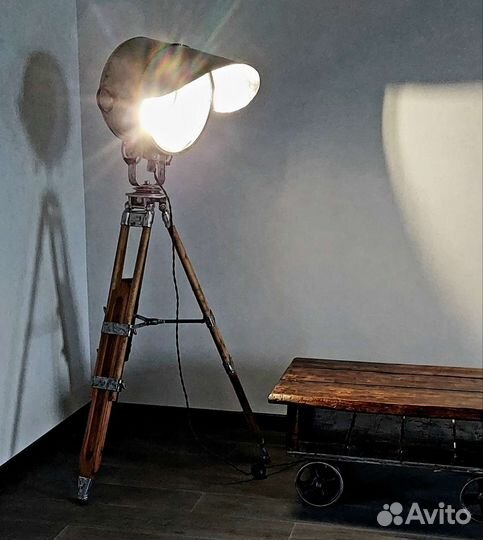 Торшер напольный лофт