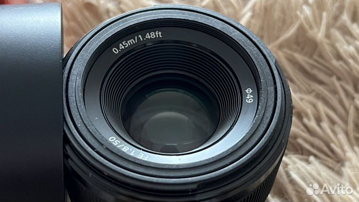Объектив sony 50mm f 1 8