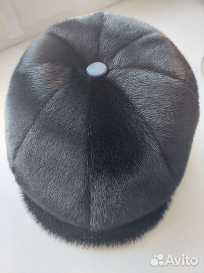 Меховая мужская кепка шапка нерпа