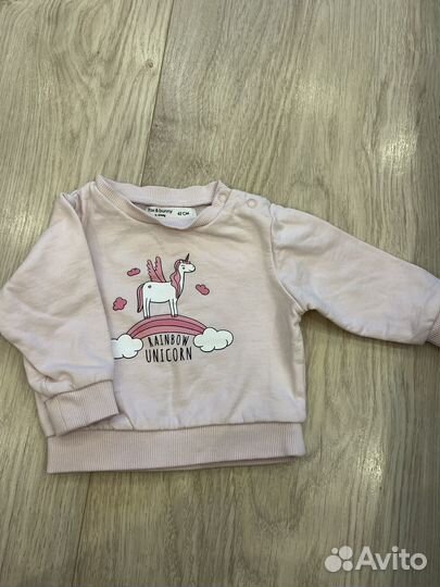 Вещи пакетом на девочку 68 см