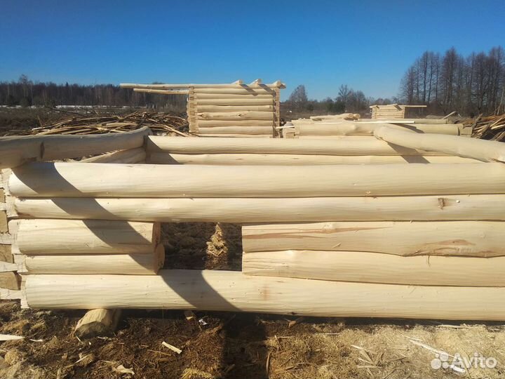 Готовая баня из сруба